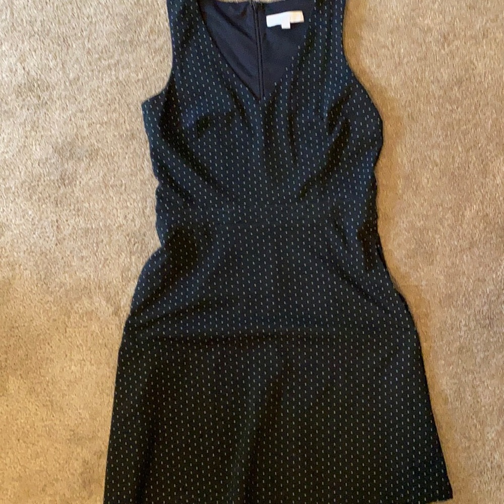 Loft Sz 4 Black polka dot Dress